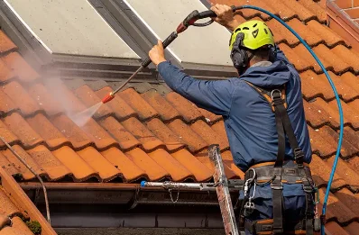 Démoussage et hydrofuge de toiture à la Chapelle-Montabourlet